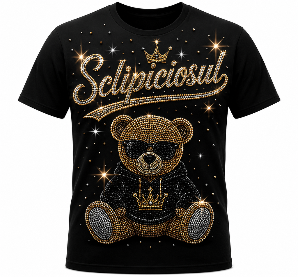 Tricou personalizat cu diamante