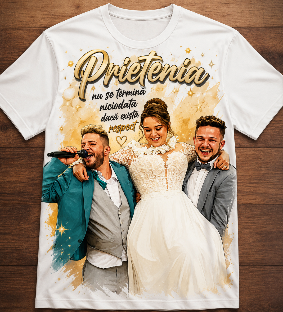 Tricou personalizat (față)